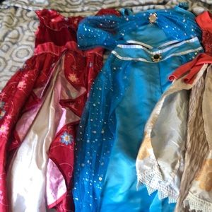 Lot of 4 Girls Dress Up Outfits